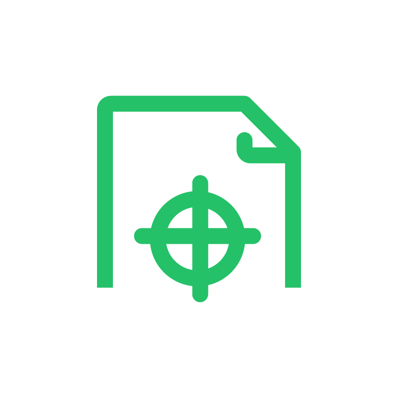 digital printing icon in green