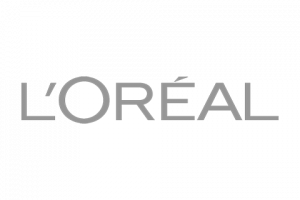 loreal logo gray