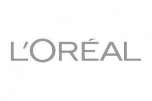 loreal logo gray